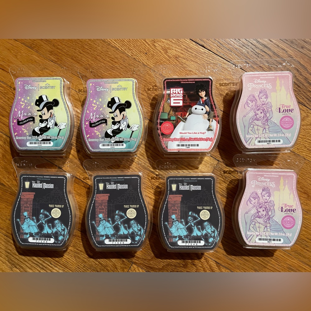 8 Disney Scentsy wax bars